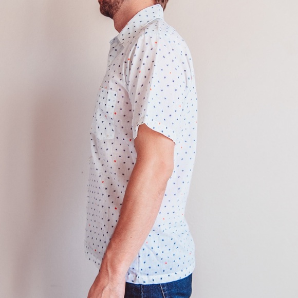 Vintage 1950’s Men’s Short Sleeve Button Down M - Picture 5 of 8